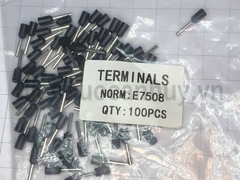 Cốt kim rỗng dây điện 0.75mm E7508 Đen
