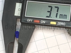 Cốt kim rỗng dây điện 1.0mm E1008 Xanh dương