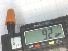 Cốt nón chụp to 9.5 mầu cam