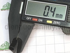Cốt dẹt DBV2-14 dây điện 2.5mm Đen