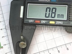 Cốt đồng ngắn mạ trắng SC10-8mm