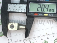 Cốt đồng ngắn mạ trắng SC16-6 (tiết diện dây 16mm2, lỗ 6mm)