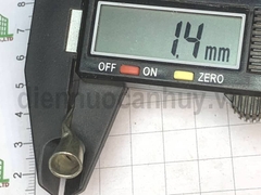 Cốt đồng ngắn mạ trắng SC16-8mm