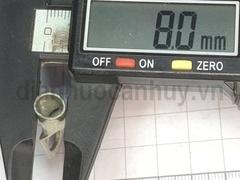 Cốt đồng ngắn mạ trắng SC16-8mm