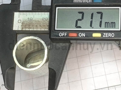 Cốt đồng ngắn mạ trắng SC185-12mm
