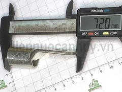 Cốt đồng ngắn mạ trắng SC185-12mm