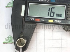 Cốt đồng ngắn mạ trắng SC25-10mm