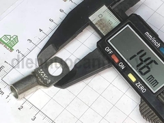 Cốt đồng ngắn mạ trắng SC35-8mm