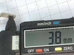 Cốt đồng ngắn mạ trắng SC4-4mm