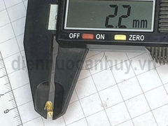 Cốt ghim đầu giắc cái vàng 4.0mm nhỡ Không bọc nhựa
