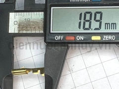 Cốt ghim đầu giắc cái vàng 7.5mm Không bọc nhựa