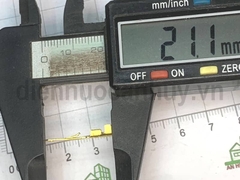 Cốt ghim đầu giắc đực 2.5mm vàng Không bọc nhựa