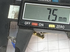 Cốt ghim FDD1-250 đầu giắc cái 7.5mm bọc nhựa Xanh