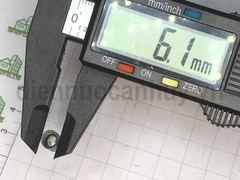 Cốt kim đặc 2.5mm PTV2-13 đen