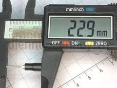 Cốt kim đặc  PTV1.25-13 dây điện 1.5mm Đen