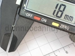 Cốt kim đặc  PTV1.25-13 dây điện 1.5mm Đen