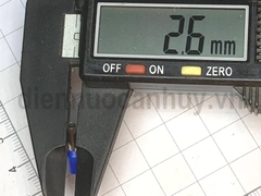Cốt kim rỗng dây điện 2.5mm E2508 Xanh dương