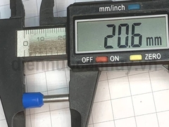 Cốt kim rỗng dây điện 6.0mm VE6012 Xanh dương