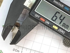 Cốt mỏ vịt đầu dẹt đồng mạ dây 10mm