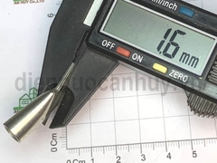 Cốt mỏ vịt đầu dẹt đồng mạ dây 25mm