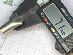 Cốt mỏ vịt đầu dẹt đồng mạ dây 35mm