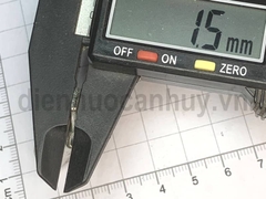Cốt mỏ vịt đầu dẹt đồng mạ dây 35mm