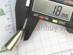 Cốt mỏ vịt đầu dẹt đồng mạ dây 35mm