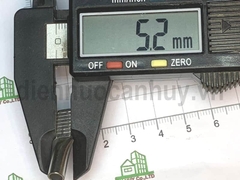 Cốt mỏ vịt đầu dẹt đồng mạ dây 6mm