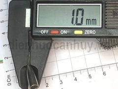 Cốt mỏ vịt đầu dẹt đồng mạ dây 6mm