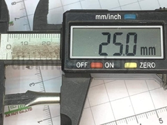 Cốt mỏ vịt đầu dẹt đồng mạ dây 6mm