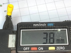 Cốt tròn RV1.25-4 dây điện  0.5-1.5mm Vàng