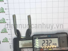 Cùm U bulong sắt mạ u bolt M6x21