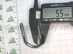 Cùm U bulong sắt mạ u bolt M6x21