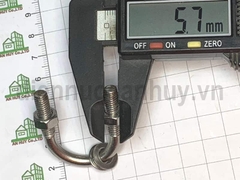Cùm u ống 21 inox 304 U bolt M6x21