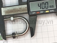 Cùm u ống 21 inox 304 U bolt M6x21