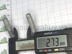 Cùm u bôn sắt mạ U bolt M8x27