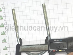 Cùm u sắt mạ U bolt M8x76