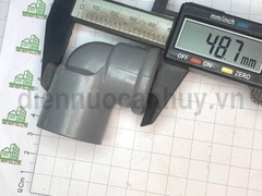 Cút nhựa PVC ren trong đồng ống 27-12 inch