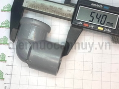 Cút nhựa PVC ren trong đồng ống 27-12 inch
