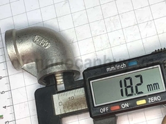 Cút inox 304 xịn DN15 ren trong 20mm (1/2inch)