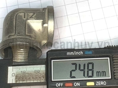Cút inox DN20 ren trong 25mm (3/4inch)