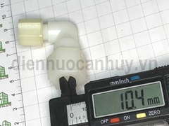 Cút nhựa máy lọc nước ren 17 - 10 (ống 10 - 6)