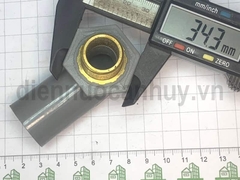 Cút nhựa PVC ren ngoài đồng ống 21-1/2 inch