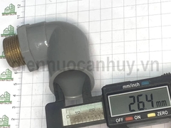 Cút nhựa PVC ren ngoài đồng ống 27-3/4 inch