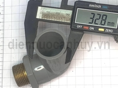 Cút nhựa PVC ren ngoài đồng ống 27-3/4 inch