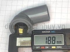 Cút nhựa PVC ren trong đồng ống 21-1/2 inch