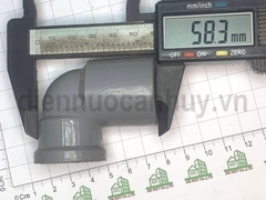 Cút nhựa PVC ren trong đồng ống 27-1/2 inch