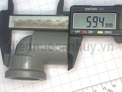 Cút nhựa PVC ren trong đồng ống 27-3/4 inch