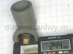 Cút nhựa PVC ren trong đồng ống 27-3/4 inch