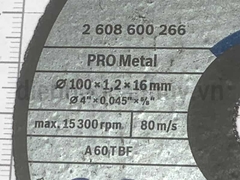 Đá cắt sắt phi 100 Bosch xịn chính hãng